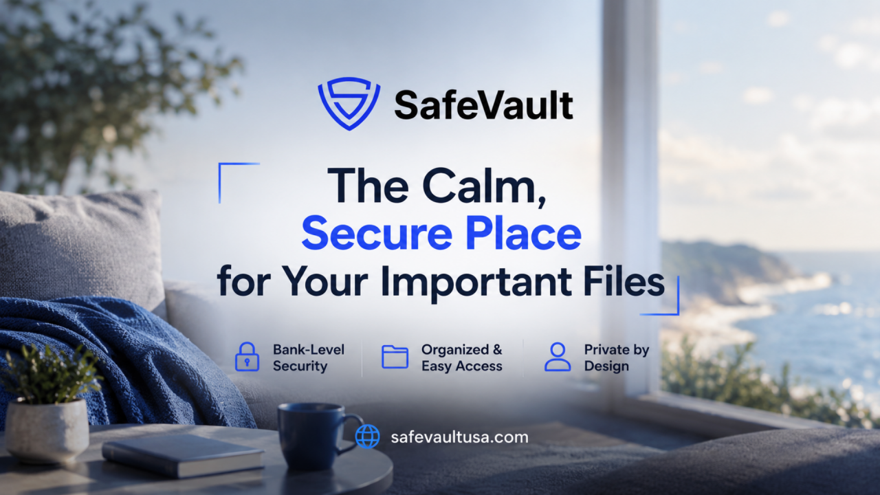 Illustration for A Calm, Secure Place for Important Files
