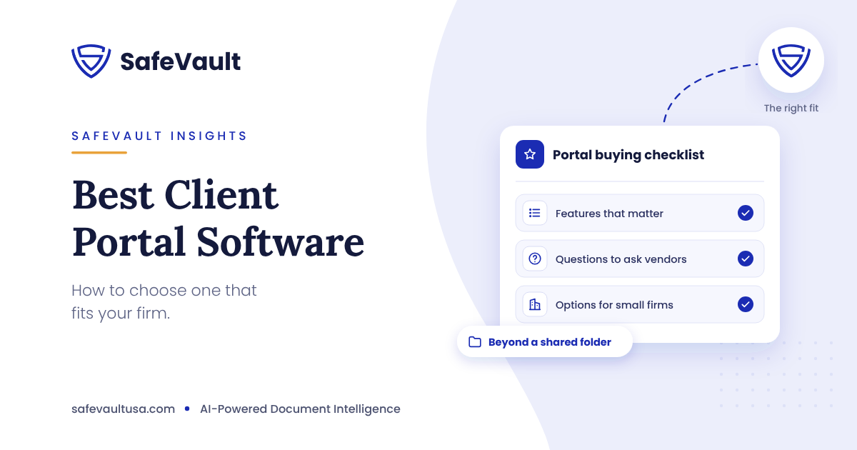 Illustration for Best Client Portal Software: How to Choose One That Fits Your Firm