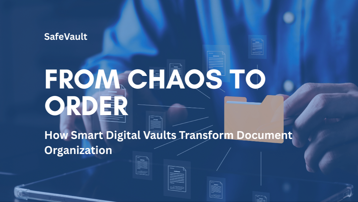 Illustration for From Chaos to Order: How Smart Digital Vaults Transform Document Organization