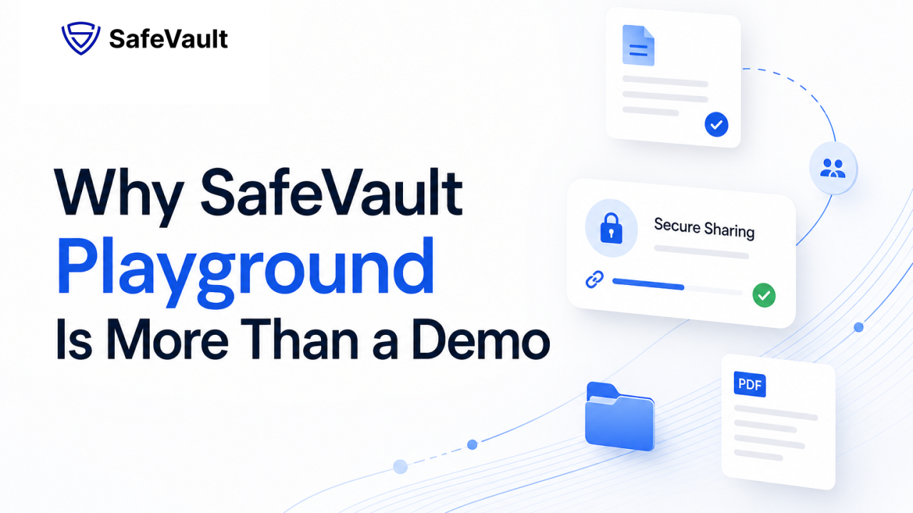 Illustration for Why SafeVault Playground Is More Than a Demo