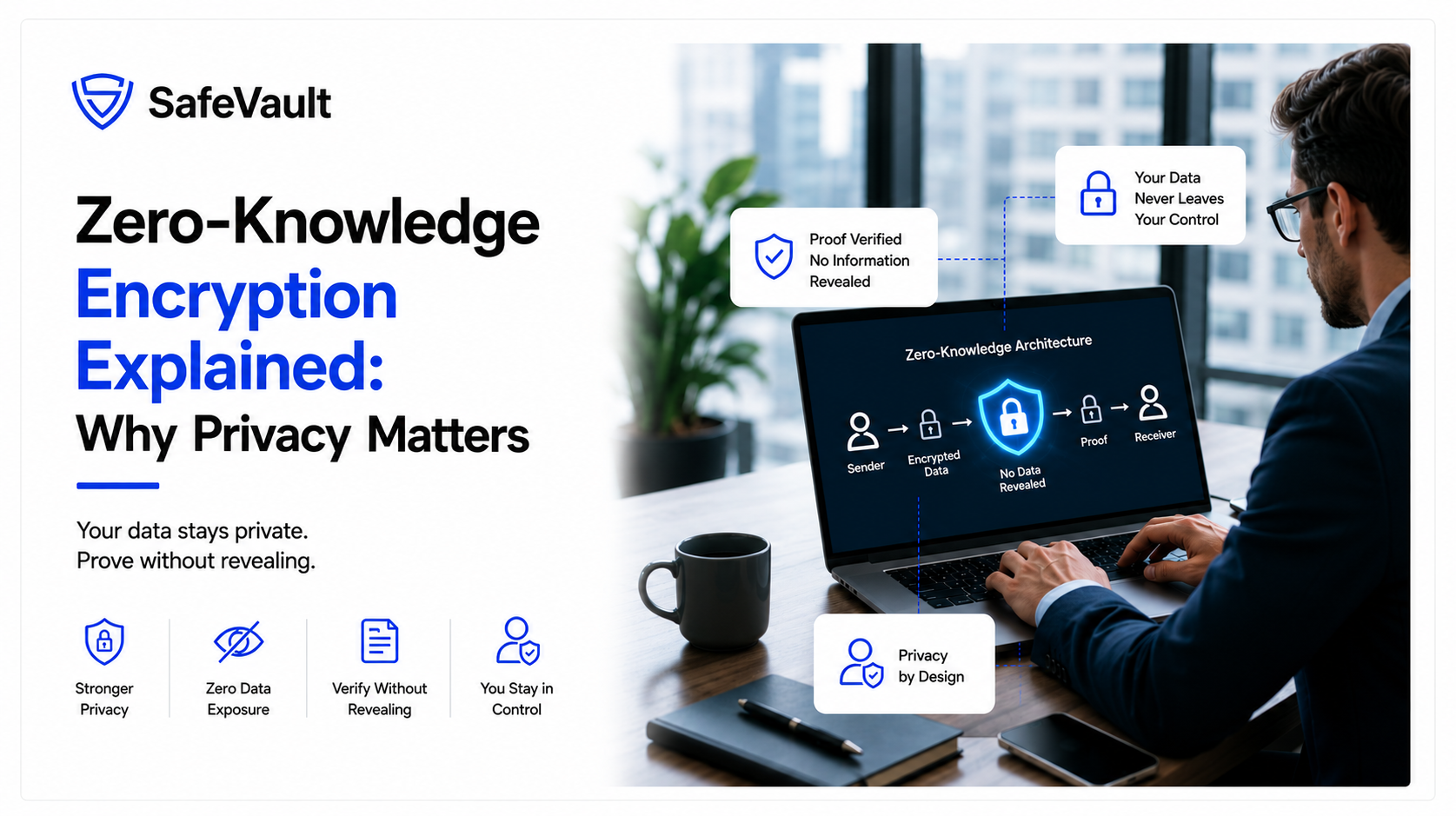 Illustration for Zero-Knowledge Encryption Explained: Why Privacy Matters